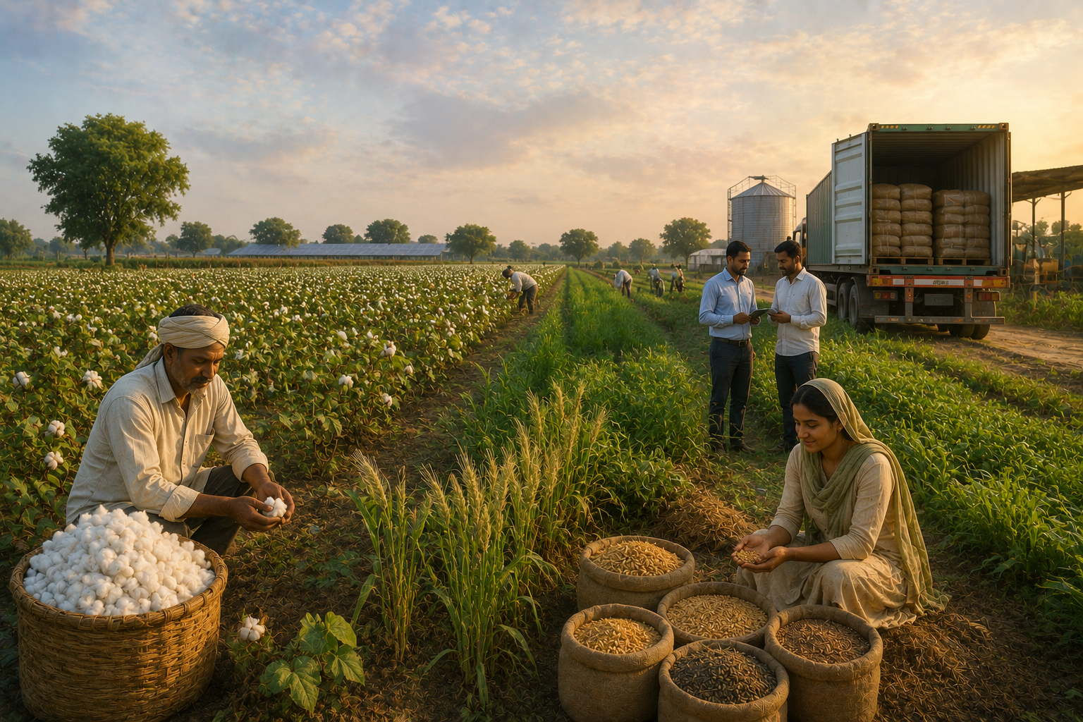 Regenerative Agriculture in India: Sourcing Carbon-Negative Cotton and Grains for Global Buyers